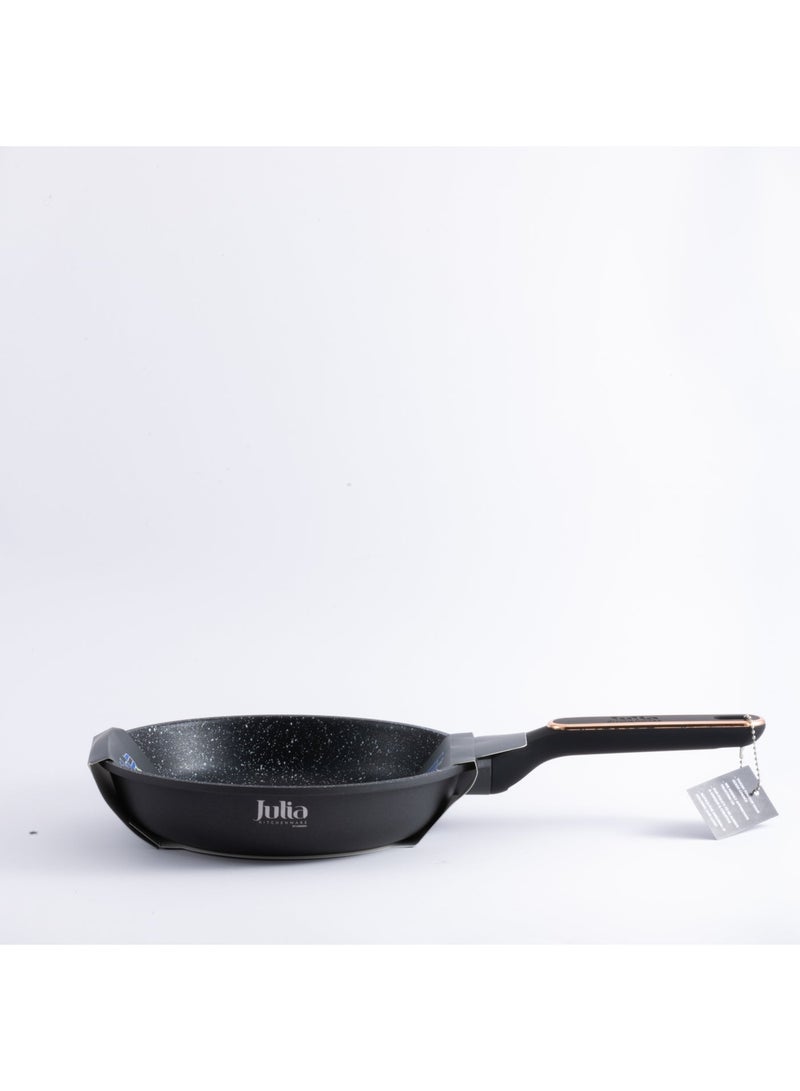 جوليا مِقلاة جوليا إيليت برو بلس 24 سم - أسود - جرانيت أسود غير لاصق - يدعم الحث الحراري - Image 3